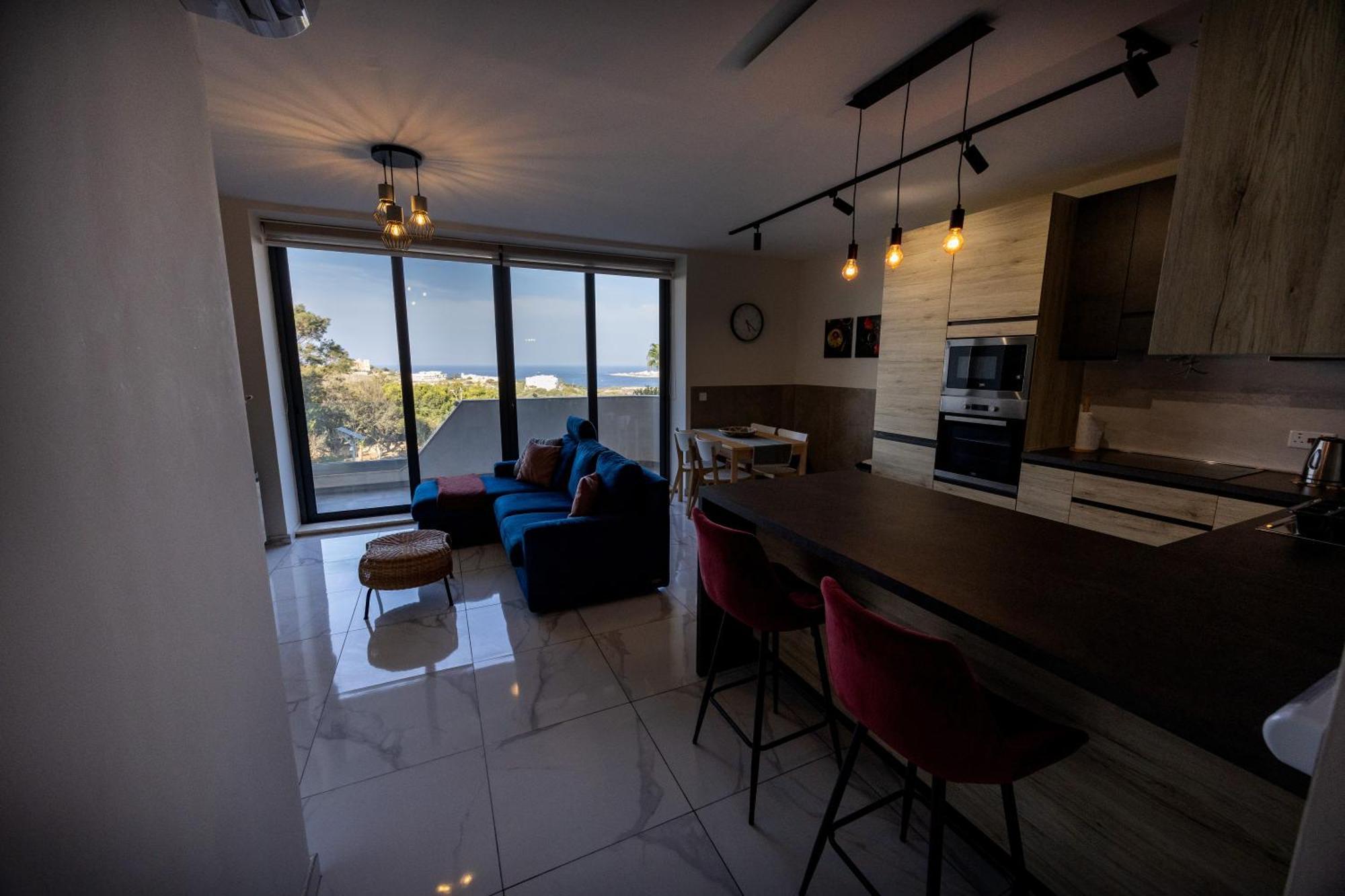2-Bed Apartment In Mellieha With Sea And Country View Exterior photo